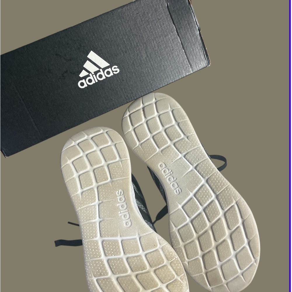 Women’s Adidas Gray/Black PureMotion Running Shoes- Size 7 - Picture 10 of 15
